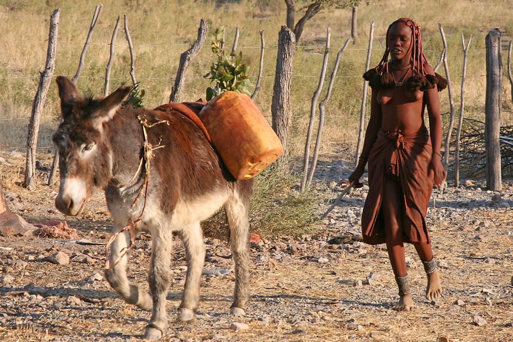 Impressionen aus einem Himba-Dorf (1)