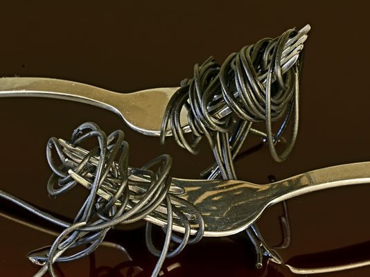 Impressionen aus einer dunklen Küche