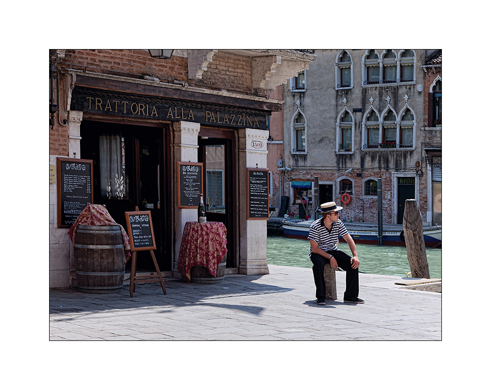 Impressionen aus Venedig #4 - Warten auf Kundschaft