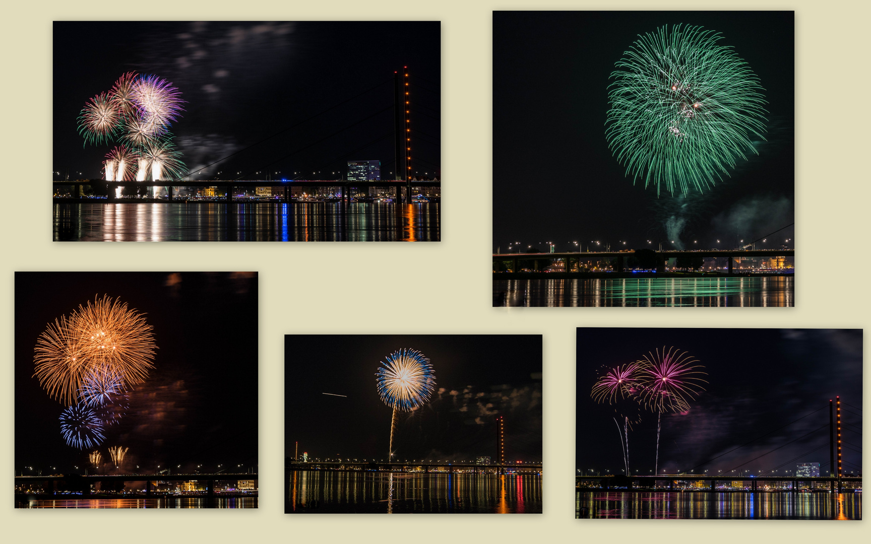 Impressionen Feuerwerk vom Japantag Düsseldorf