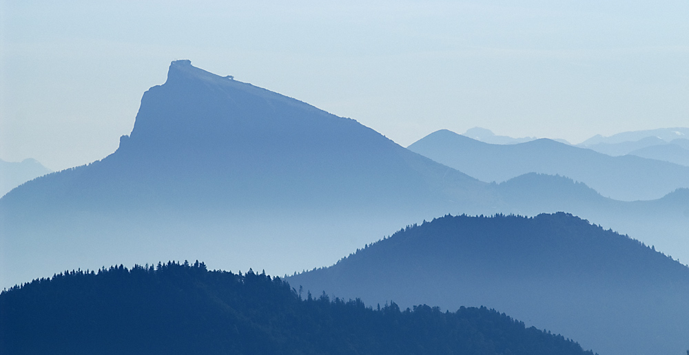 Impressionen im Herbst, Blick vom Gaisberg in Richtung Südosten