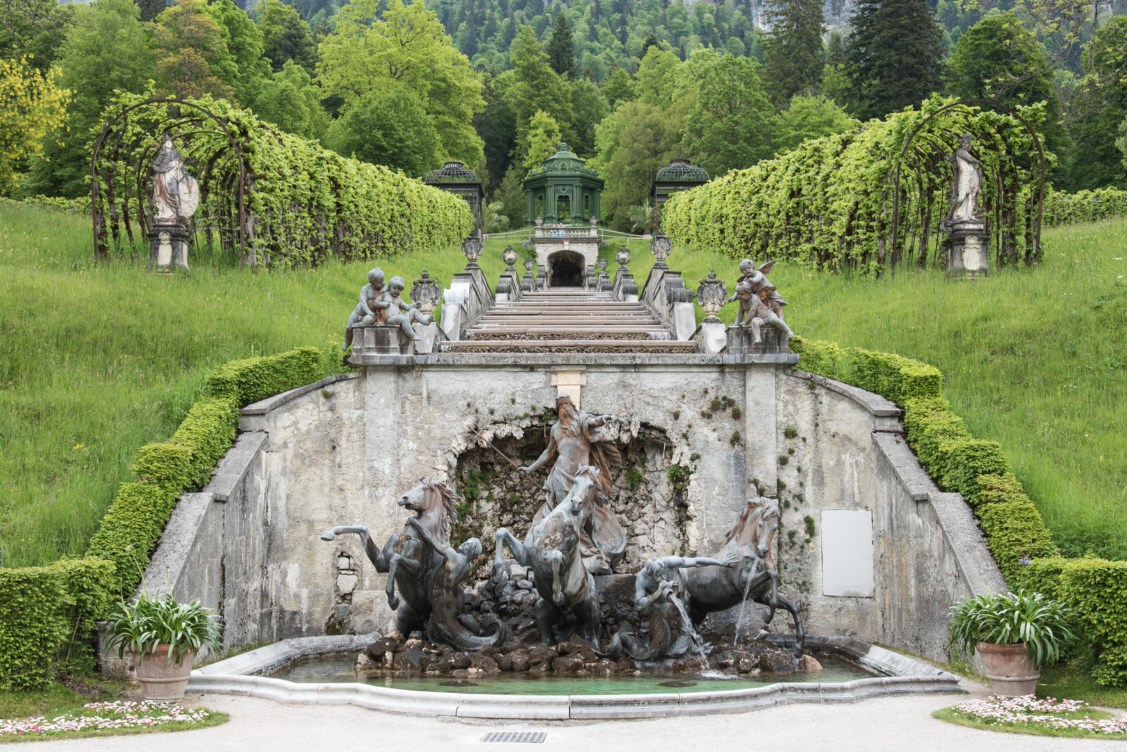 Impressionen im Schlosspark Linderhof_4