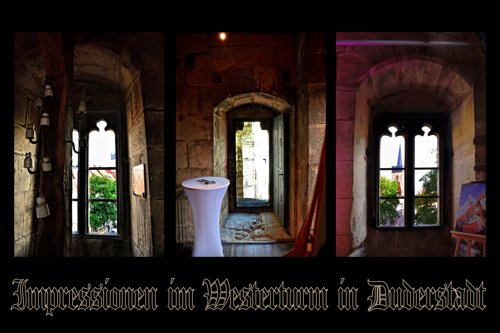  Impressionen im Westerturm in Duderstadt - Collage 1