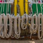 Impressionen Sail 2015 - Bremerhaven (Alexander von Humboldt II - Tauwerk)