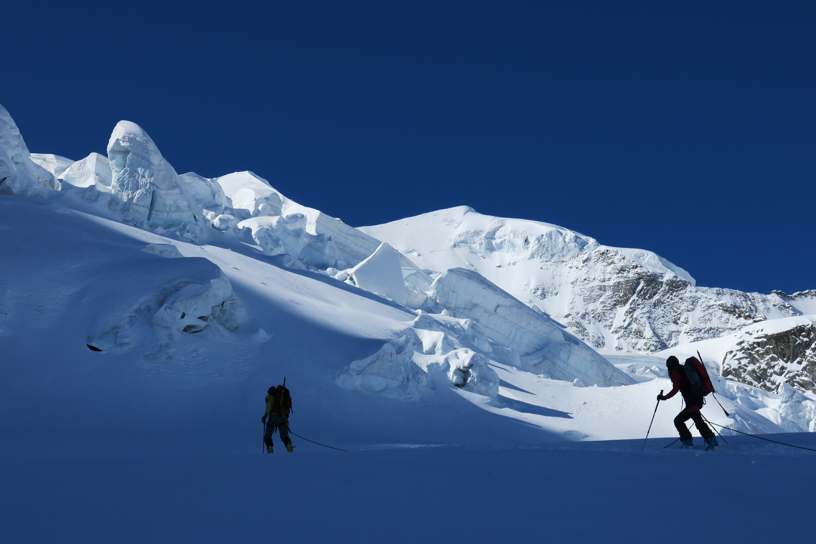 Impressionen skitour Piz Palü 3900 m