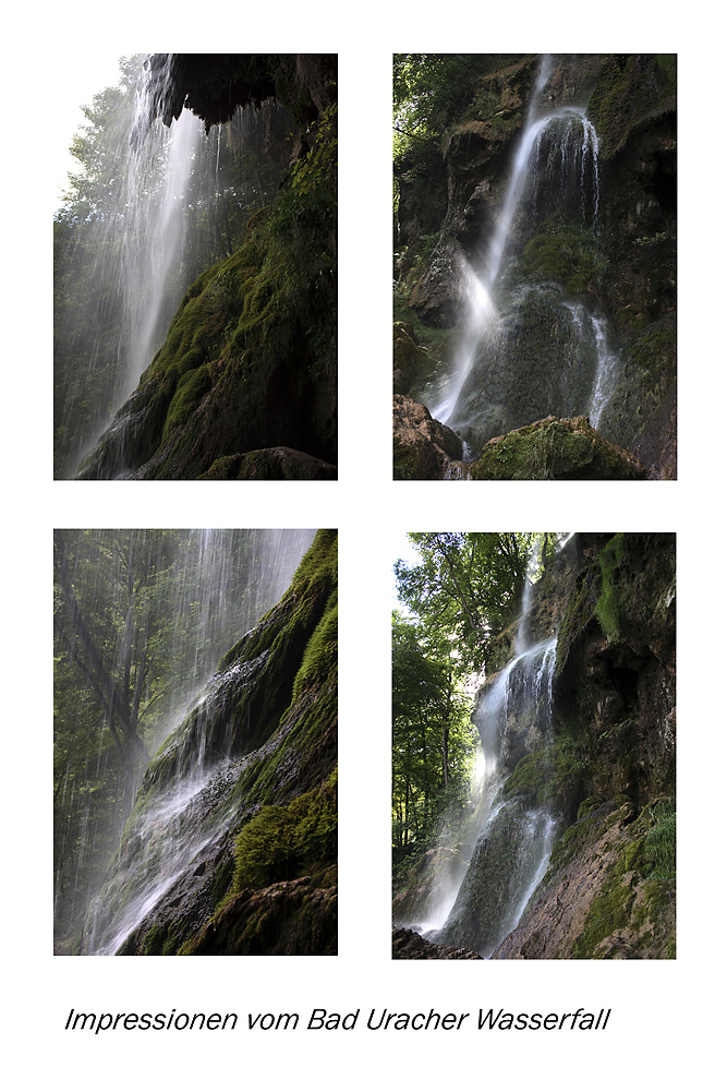 Impressionen vom Bad Uracher Wasserfall