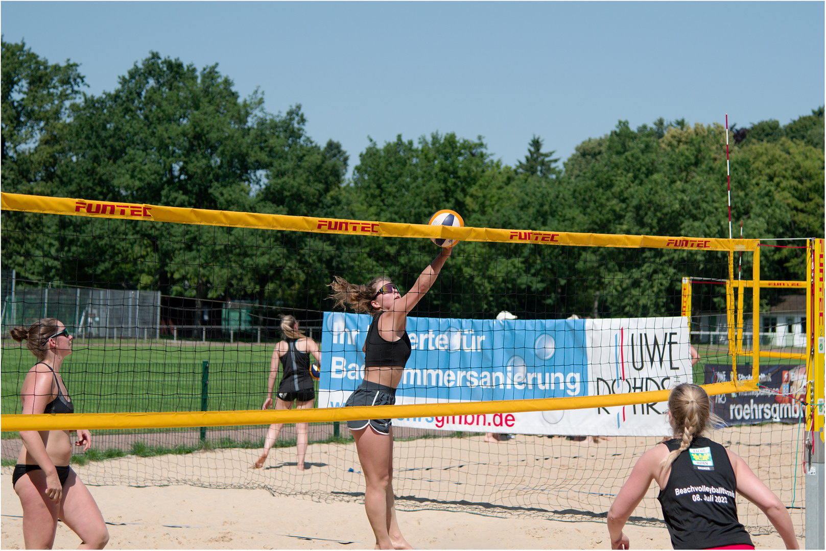 Impressionen vom Beachvolleyball