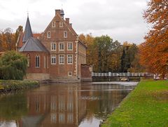 Impressionen vom Herbstmarkt im Park von Wasserschloss Hülshoff ...