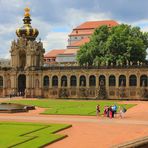 Impressionen vom Kronentor des Dresdner Zwinger