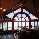Impressionen vom Restaurant der Seebrücke Sellin - Blick aus dem linken Obergeschoss