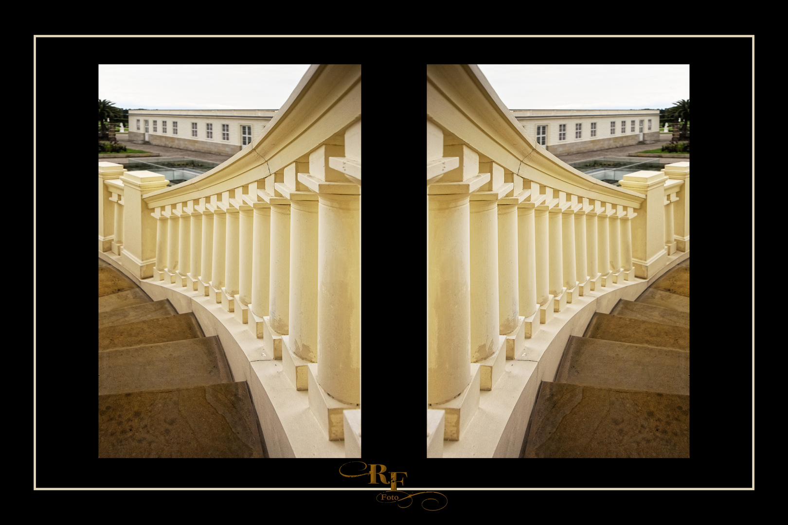 Impressionen vom Schloss Herrenhausen - Die Treppe von Oben
