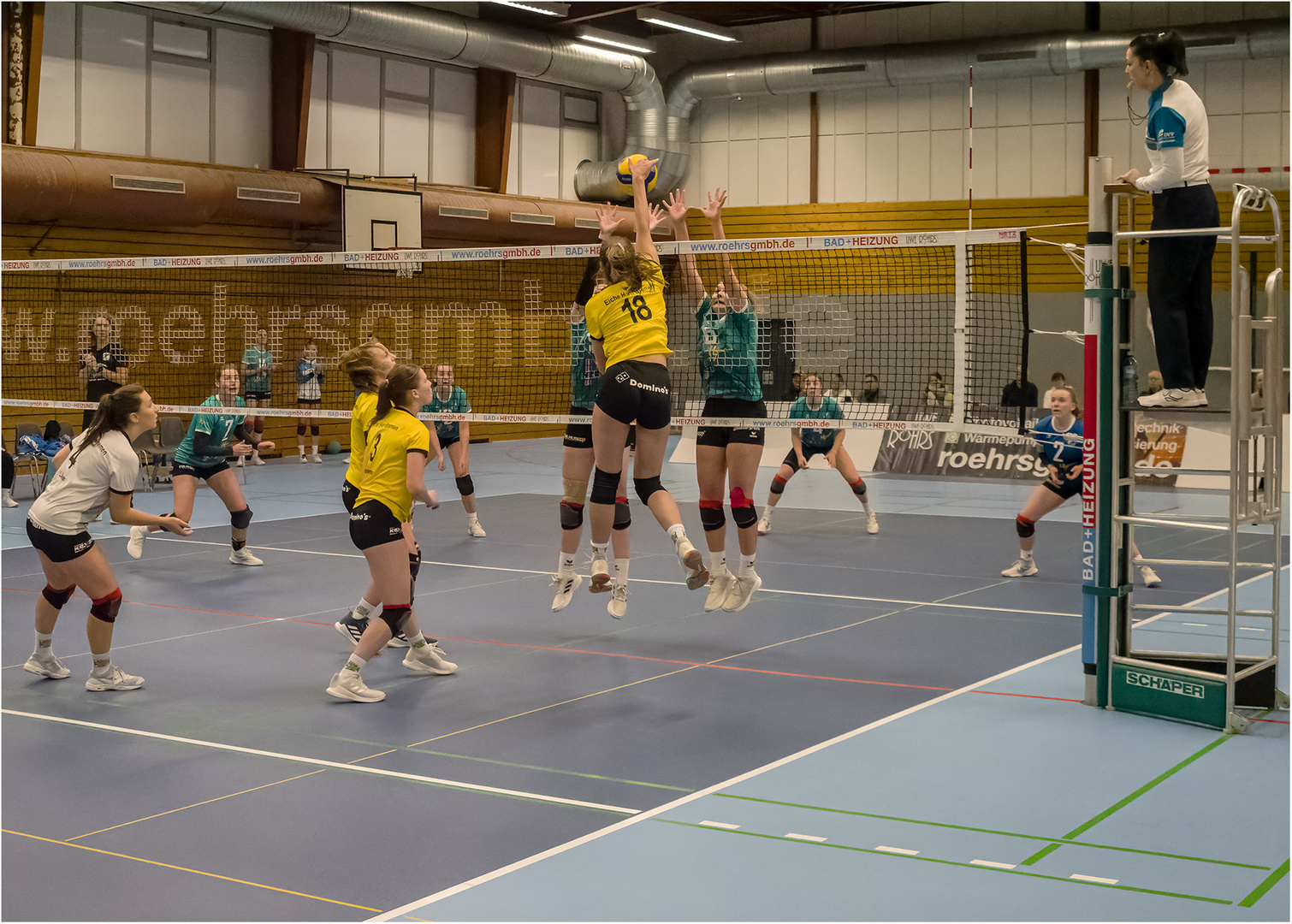 Impressionen vom Volleyball