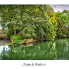 Impressionen von der Parklandschaft des Wasserschlosses Azay le Rideau