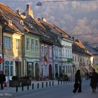 Impressionen von der winterlichen Altstadt von Brasov/Kronstadt in Rumänien