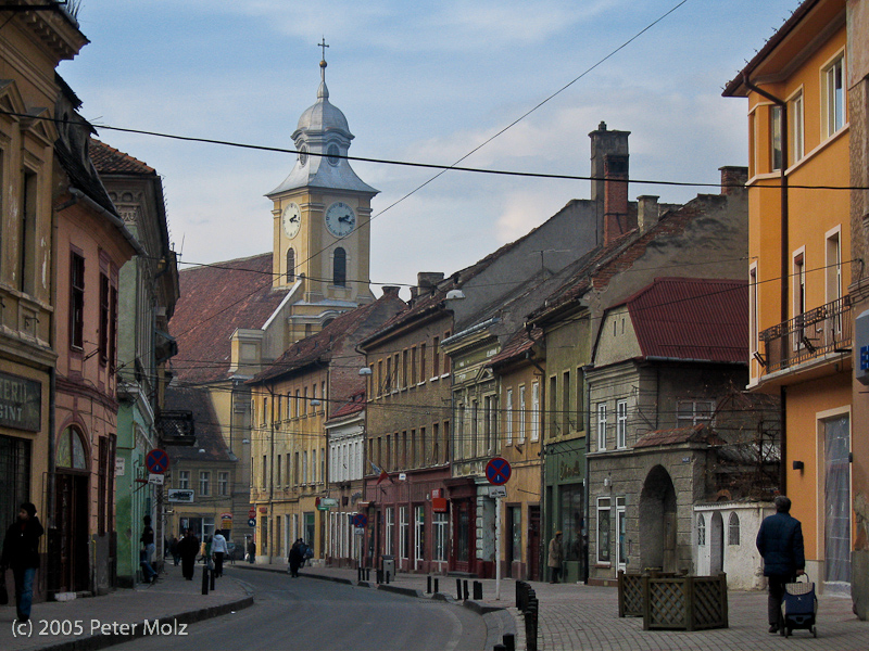 Impressionen von der winterlichen Altstadt von Brasov/Kronstadt in Rumänien II