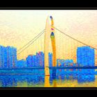 Impressionist View of LieDe Bridge, Guangzhou / CN