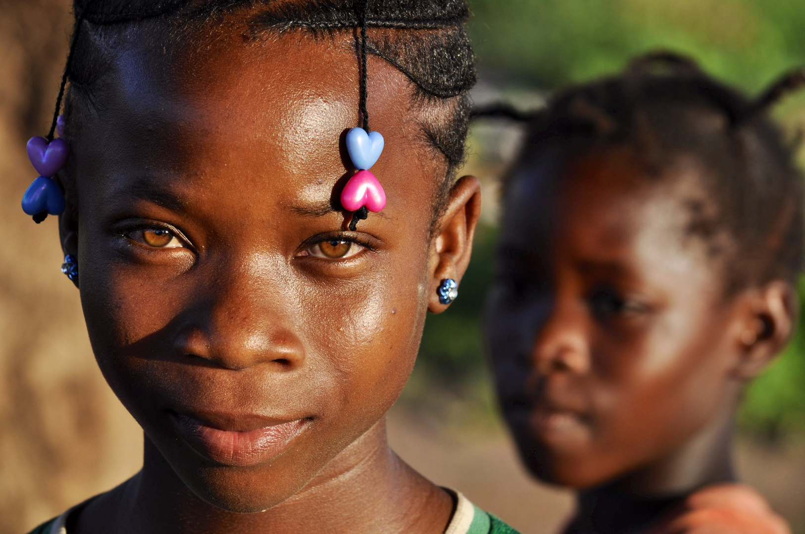 Impressionnant la beauté du regard de cette belle gamine