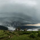 Impressionnant orage à l'approche de Foix (09)