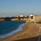 Impressions de Biarritz 24  -- Le soir tombe sur la Grande Plage