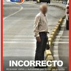 imprudencias en la vía pública