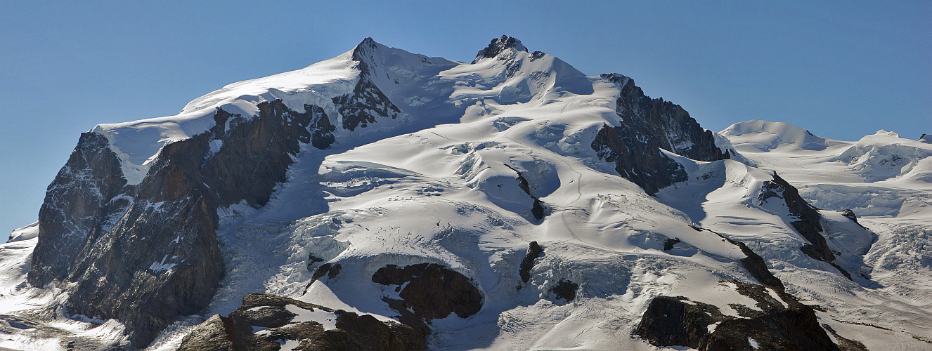 In 10 Tagen sehe ich es endlich wieder, das herrliche Monte Rosa Massiv im Wallis