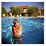 In a Cold Cold Pool (Holga Version)