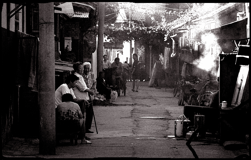 In a hutong of Shanghai 1923