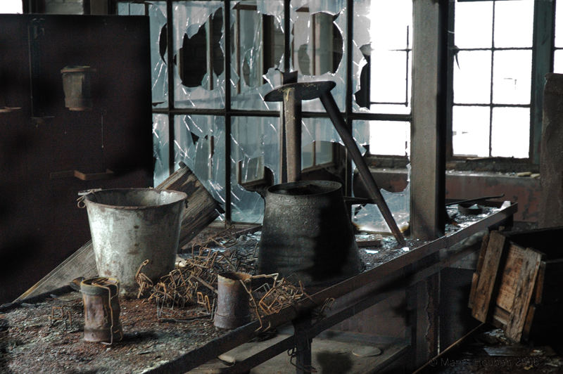 in a old mine in cheratte