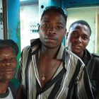 In a train in Malawi, Africa