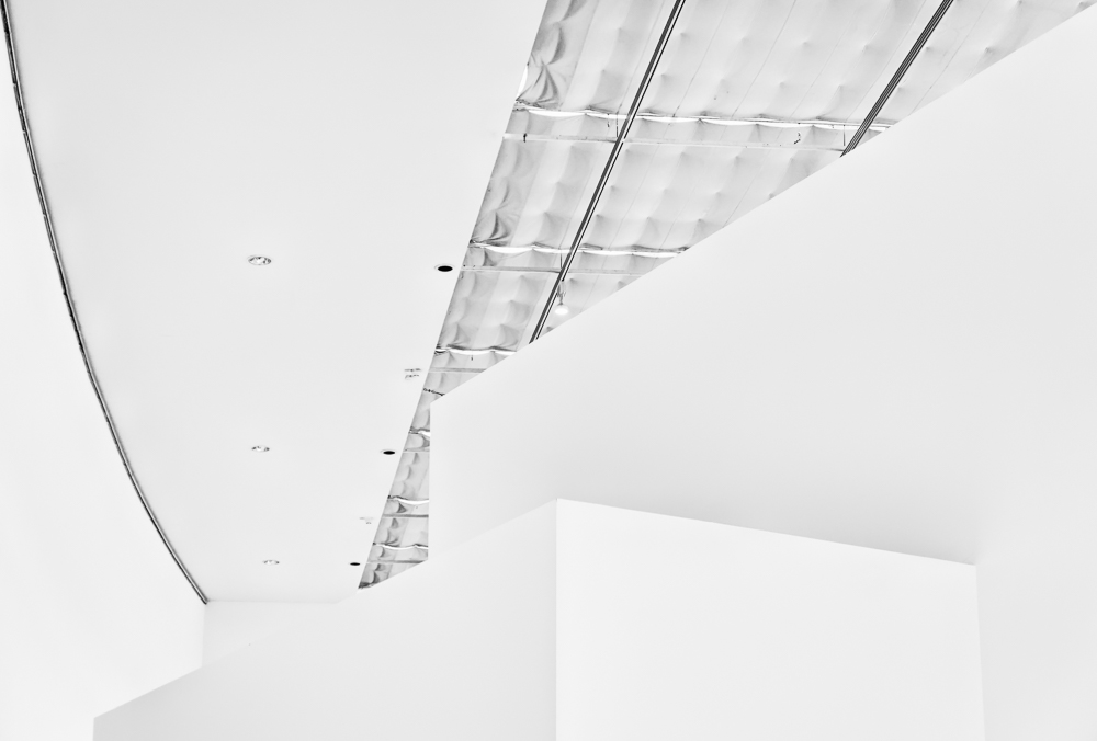 in a white room; the white cube