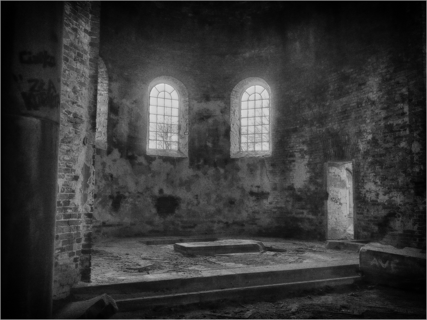 In Abandoned Church