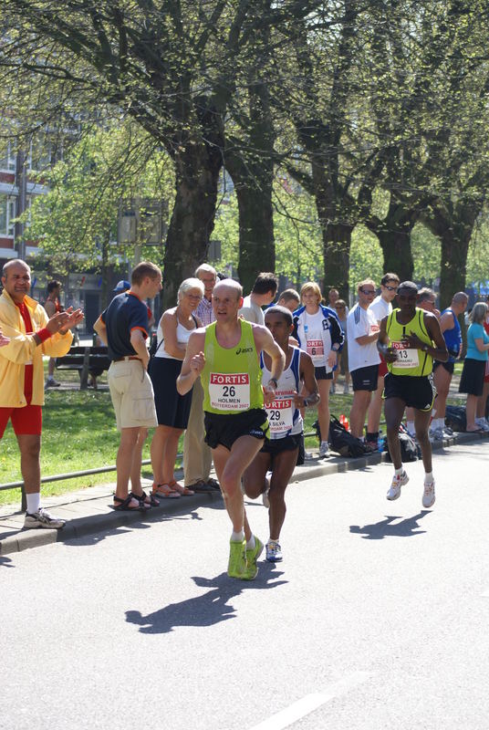 in actie Marathon Rotterdam 2007