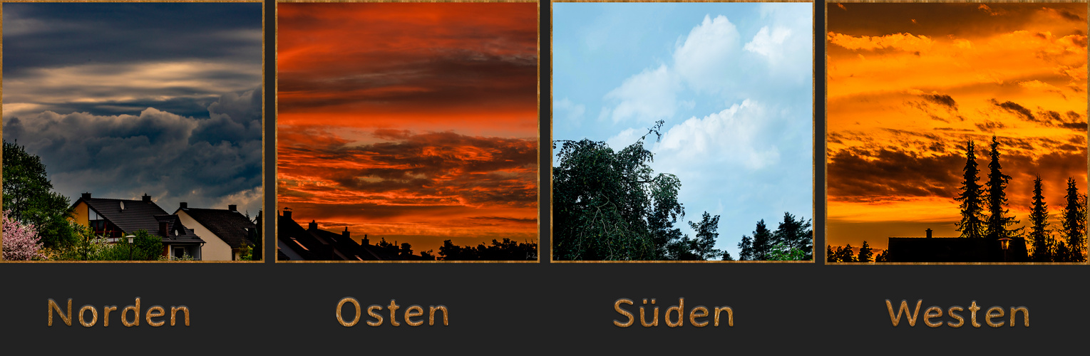 In alle Himmelsrichtungen Foto & Bild wolken, wiese, himmel Bilder