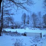 In aller Frühe zur Blauen Stunde - Schnee im Winter 2010/2011