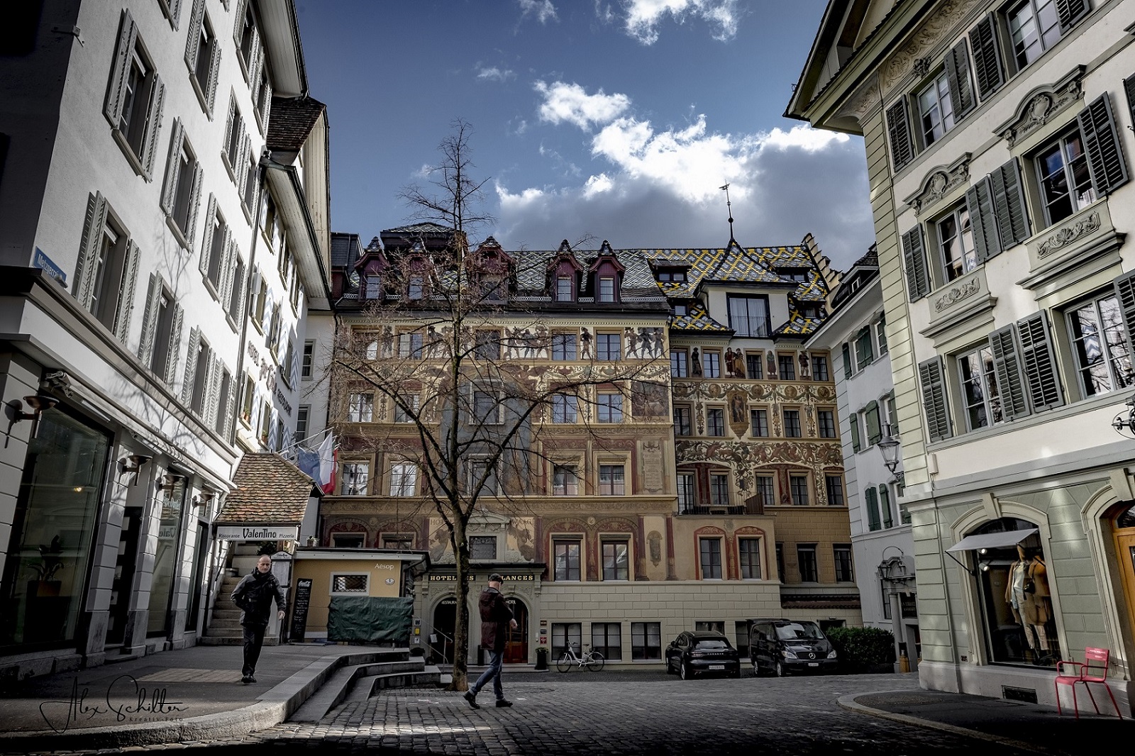 "...in anderer Zeit...3. März 2020...Weinmarkt...Luzerner Altstadt..."