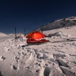 in arktischer Winternacht