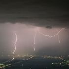 In Augenhöhe mit dem Gewitter