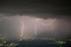 In Augenhöhe mit dem Gewitter