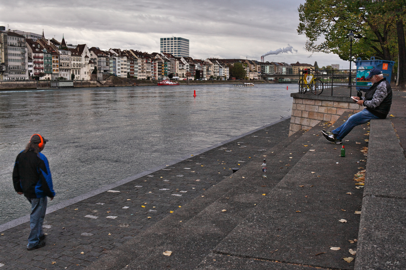 In Basel am Rhein ...