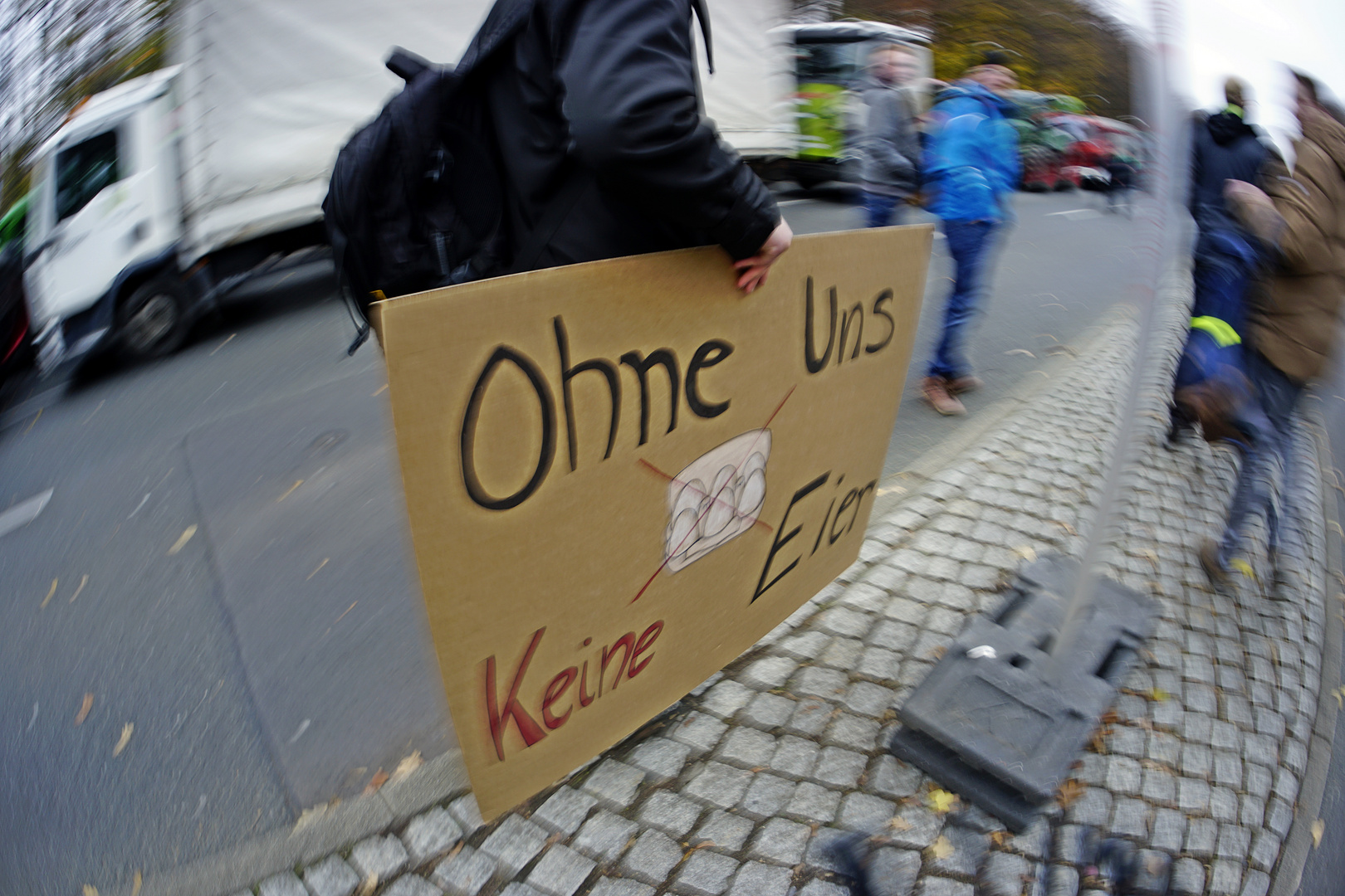 in Berlin vor dem Brandenburger Tor