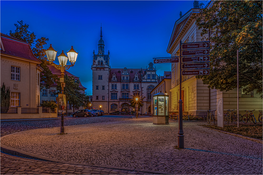 In Bernburg das Rathaus