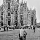 In bici verso il Duomo