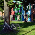 ... in bicicletta a Burano