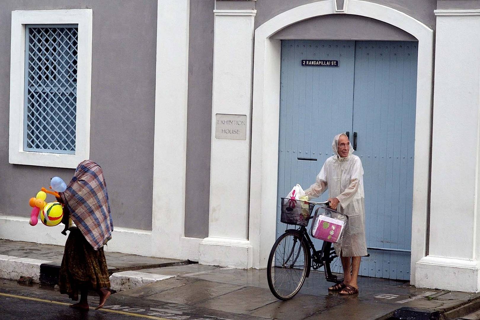 In bicicletta