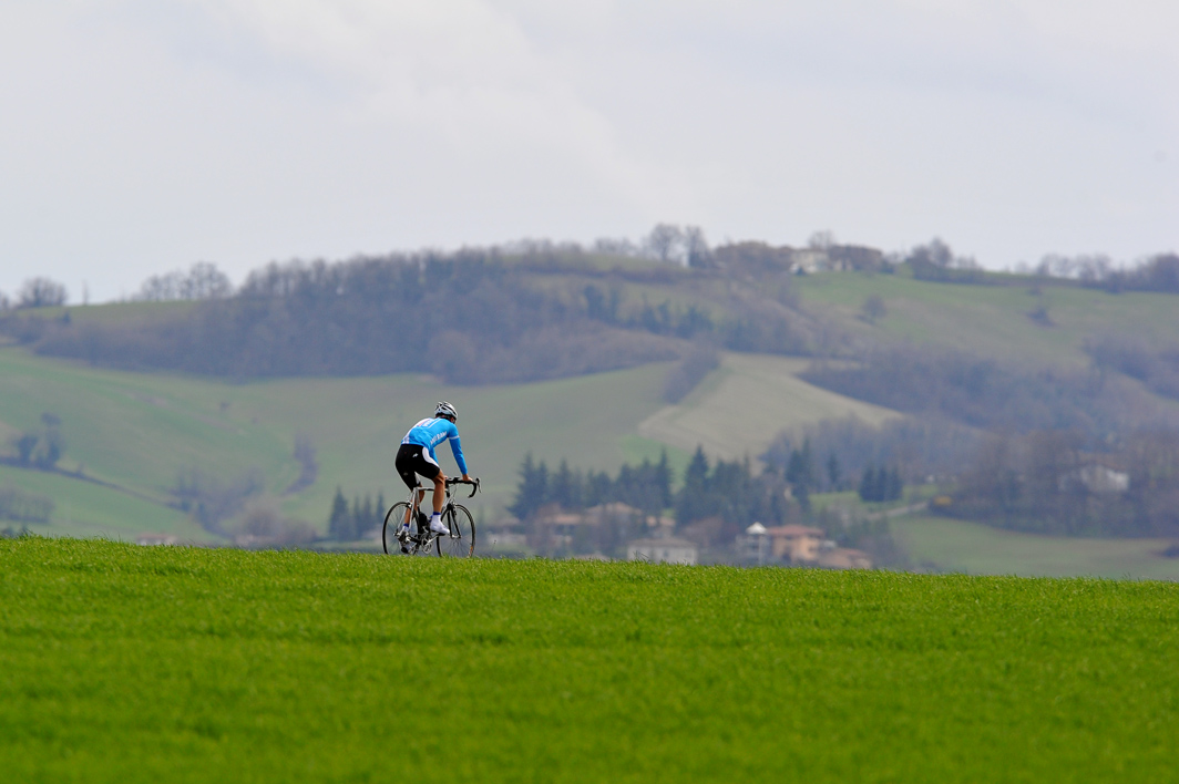 In bicicletta