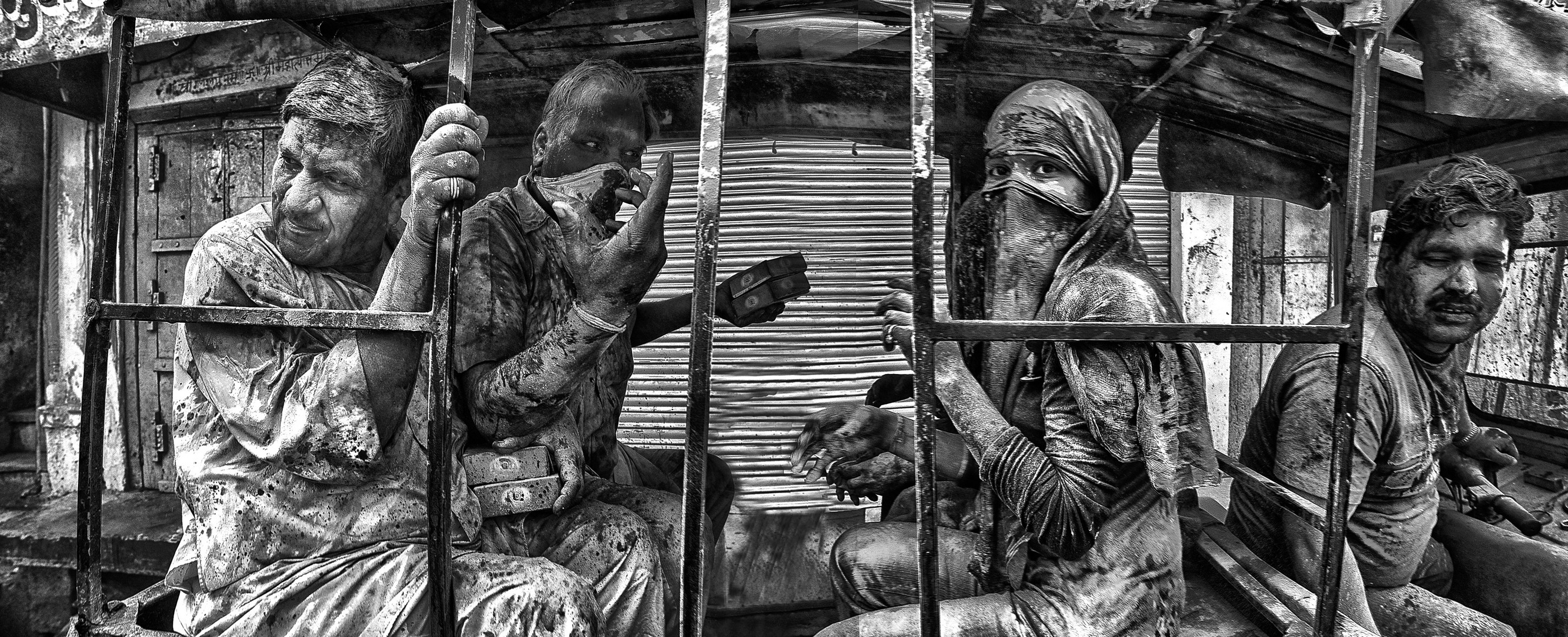 In Black and White...Holi Is Hell