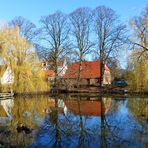 In Boizenburg spiegelt sich schon der Frühling