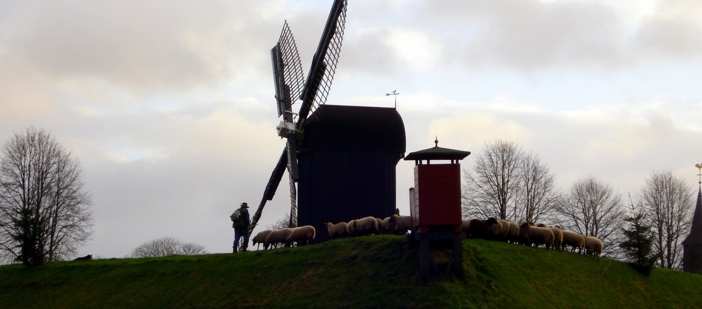 In Bourtange, einer alten, holländischen Festung