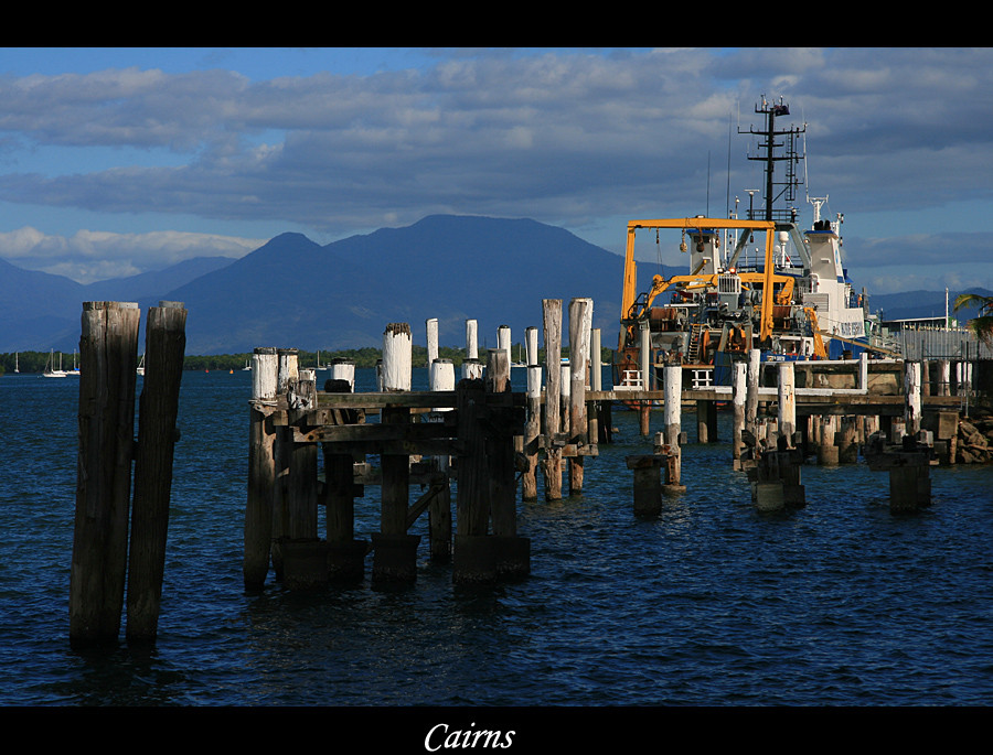 In Cairns am Hafen