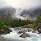 In cammino verso il ghiacciaio Briksdal